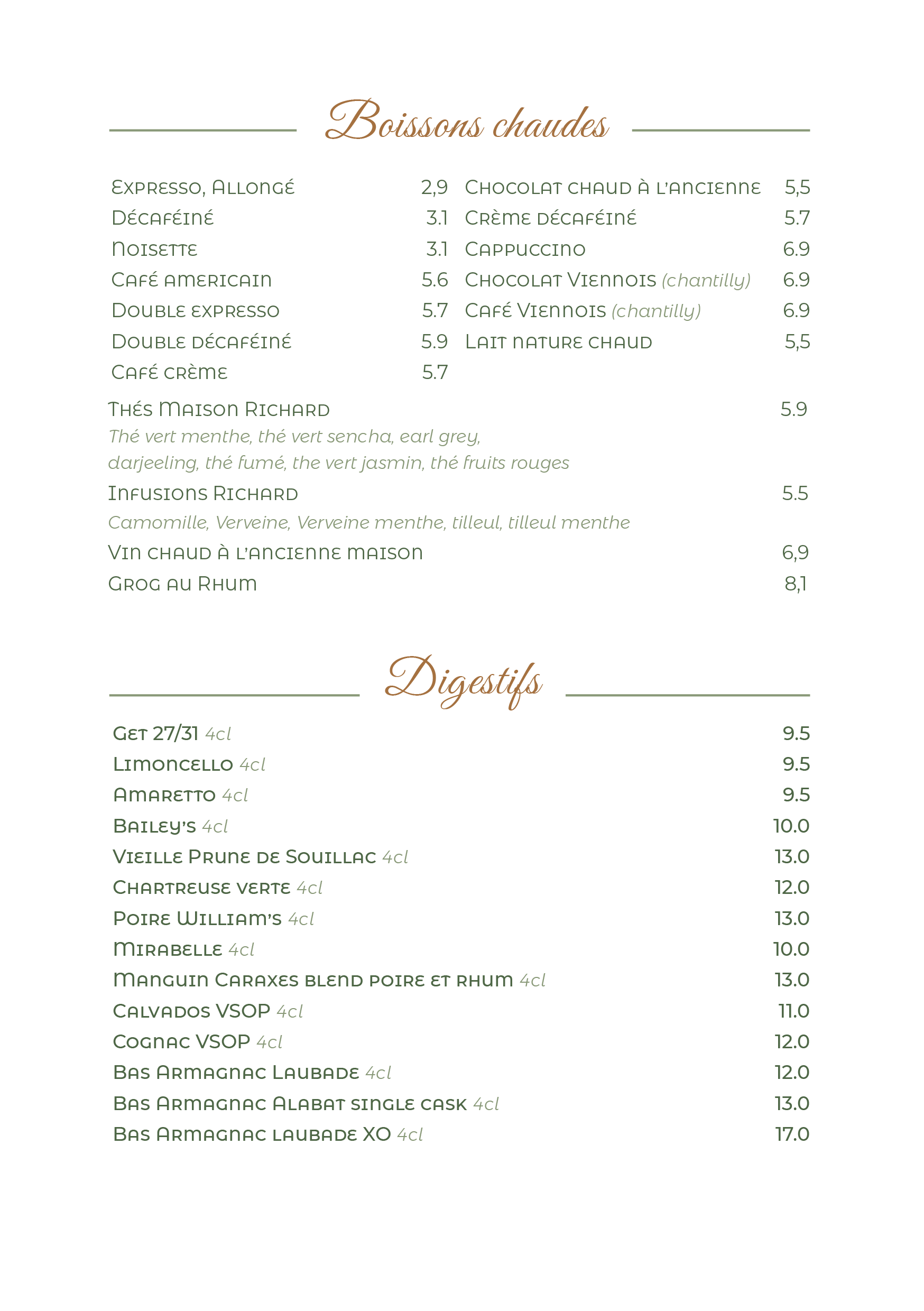 Les telephones_Menu 10