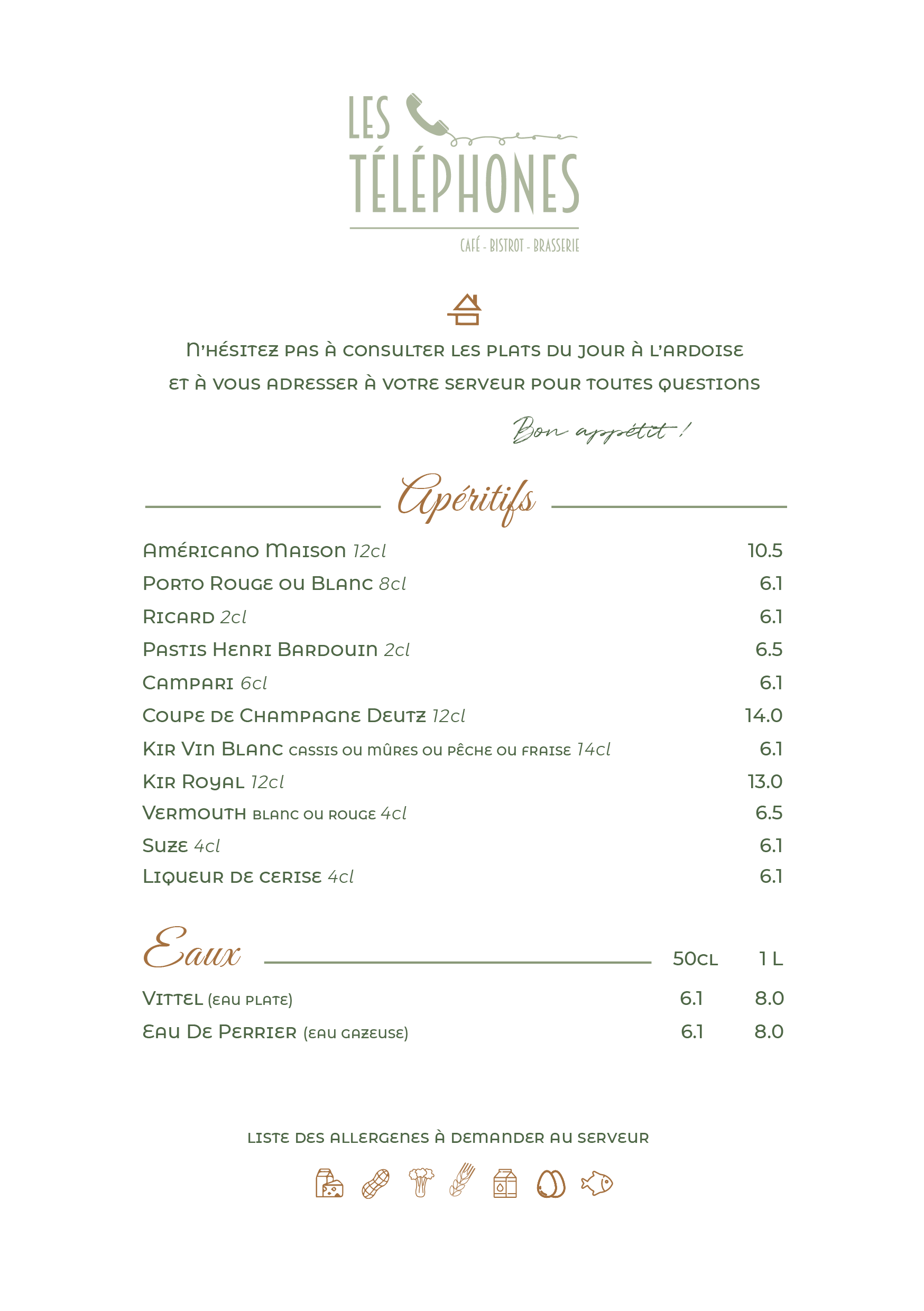 Les telephones_Menu 2
