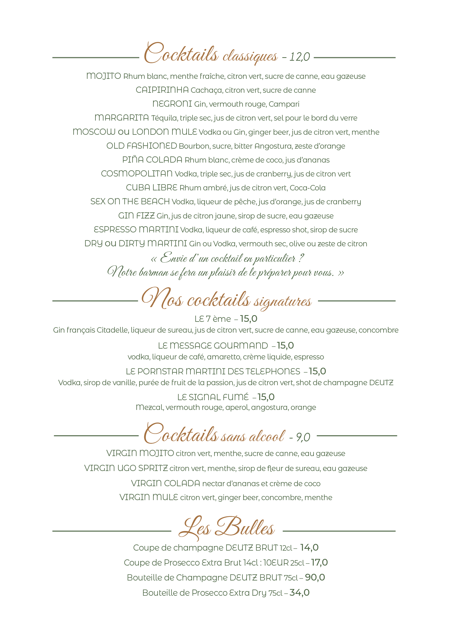 Les telephones_Menu 4