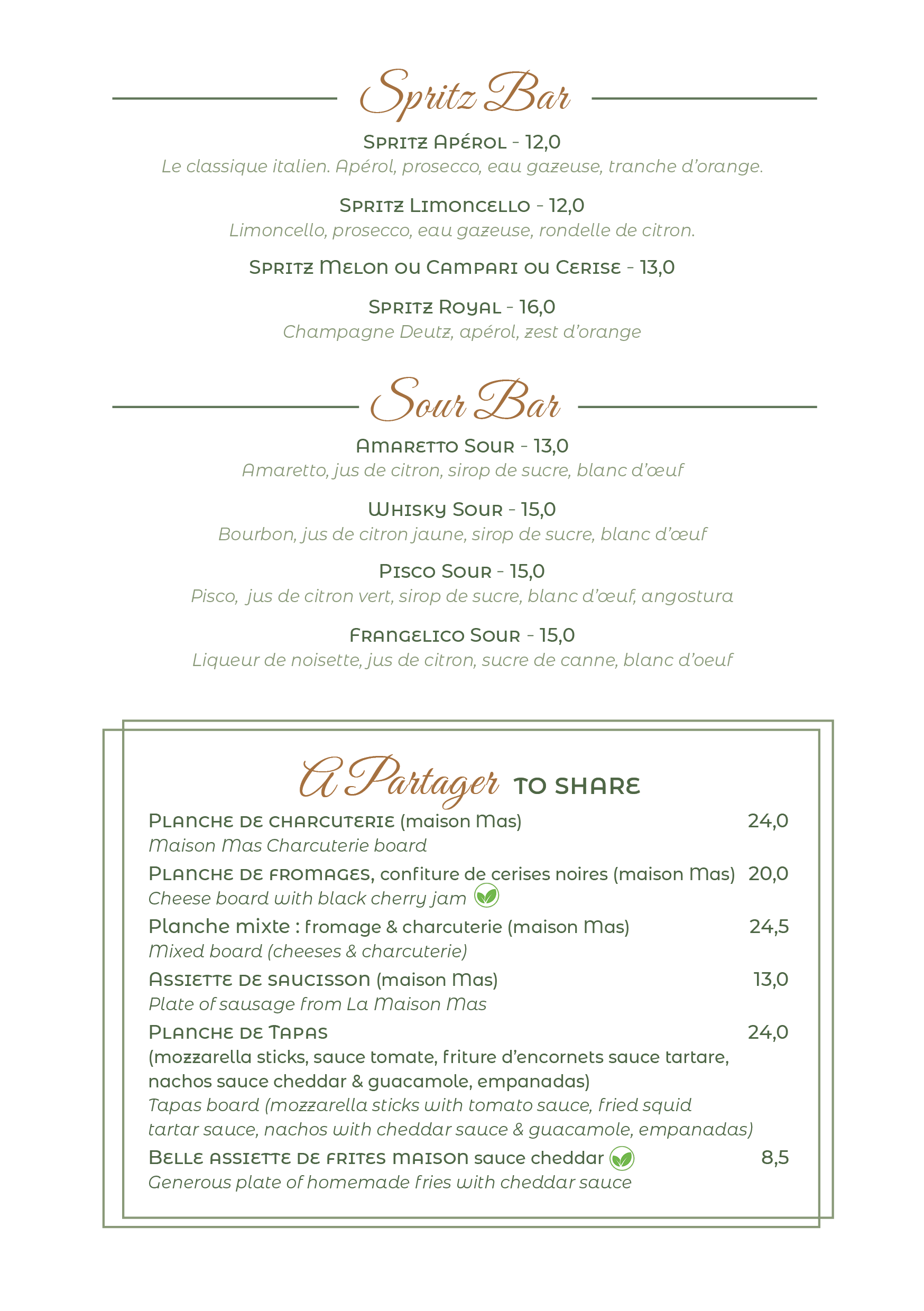 Les telephones_Menu 5