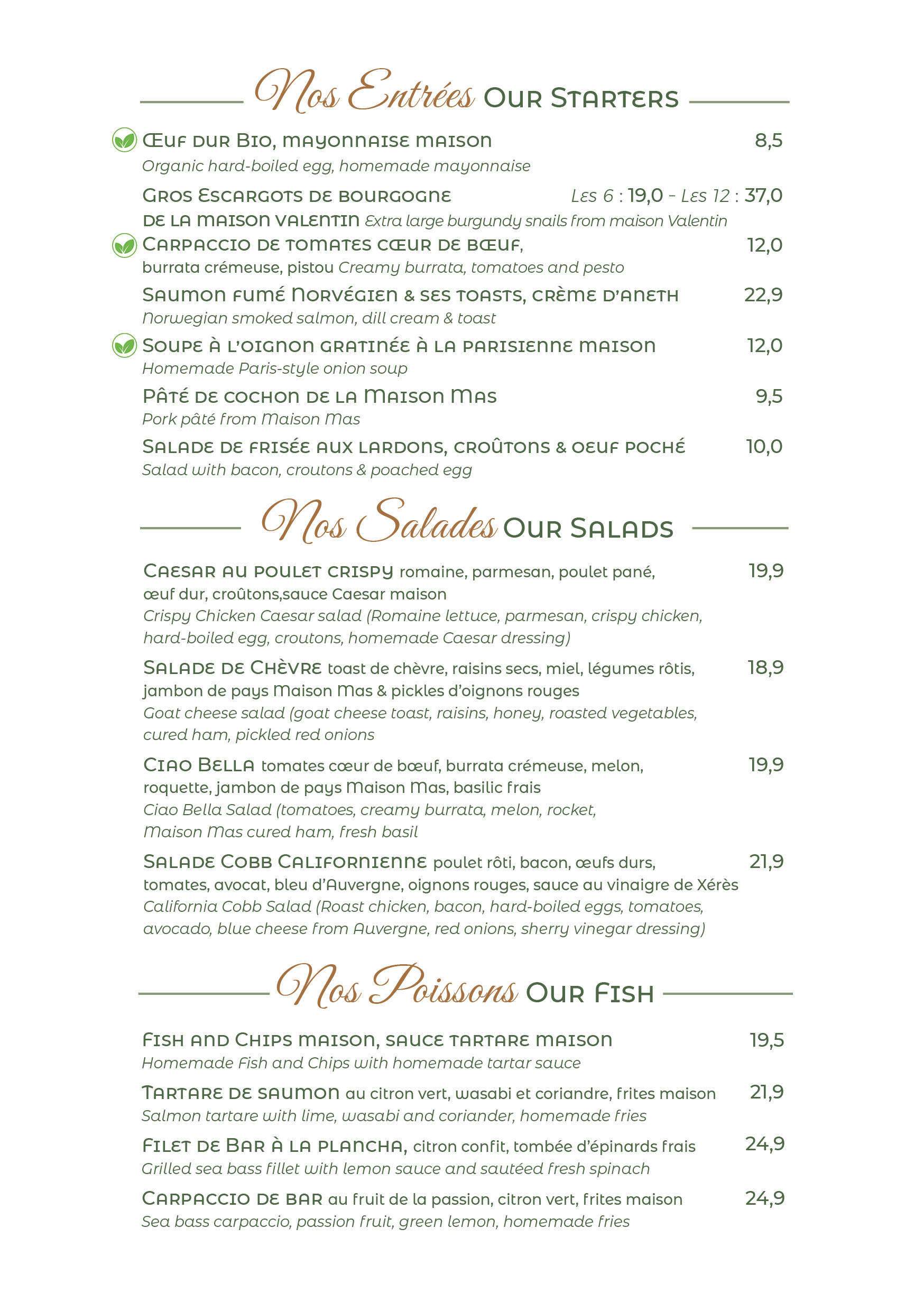 Les telephones_Menu 6
